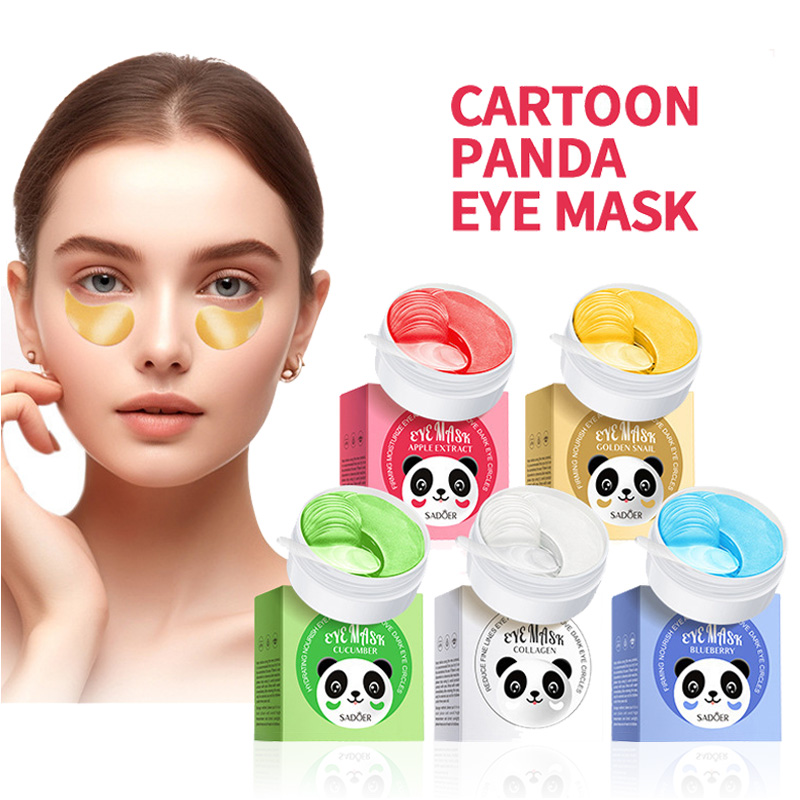Collagen Eye Patch - 60pcs SADOER 크리스탈 콜라겐 아이 마스크