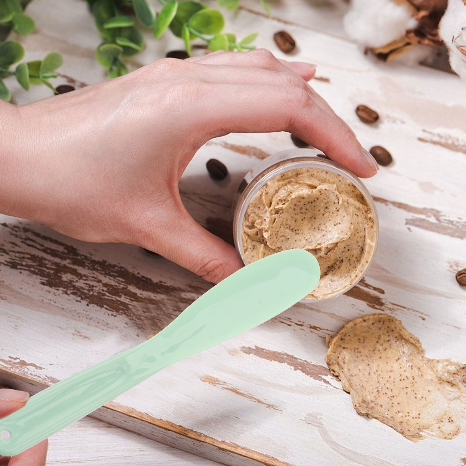Beauty Makeup Tool - 1세트 메이크업 스파튤라 플라스틱 스쿱 스틱,
