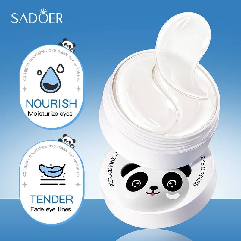60pcs SADOER 크리스탈 콜라겐 아이 마스크 안 - Collagen Eye Patch 리뷰 및 가격