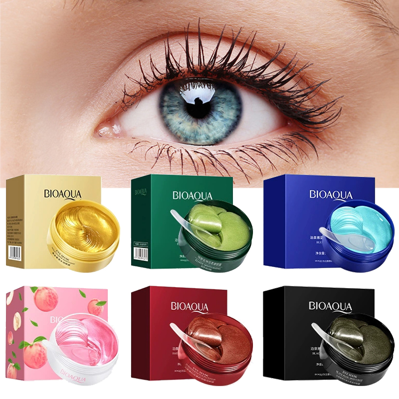 60pcs BIOAQUA 크리스탈 콜라겐 아이 패치 안 - Collagen Eye Patch 리뷰 및 가격