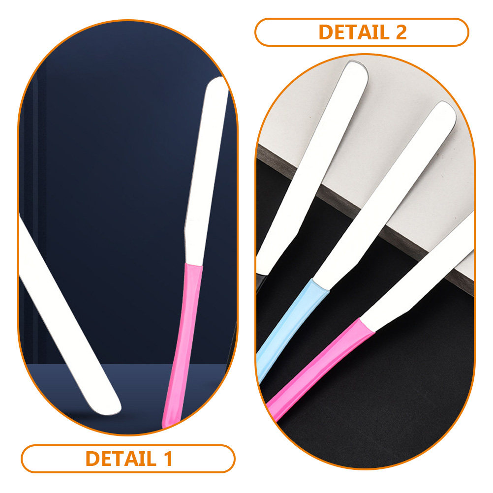 스테인리스 스틸 메이크업 믹싱 스패츌라 롱 핸들 스패츌 - Beauty Makeup Tool 리뷰 및 가격