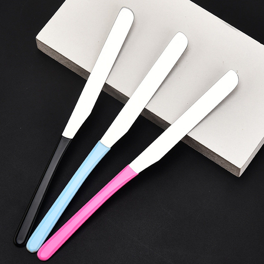 스테인리스 스틸 메이크업 믹싱 스패츌라 롱 핸들 스패츌 - Beauty Makeup Tool 리뷰 및 가격