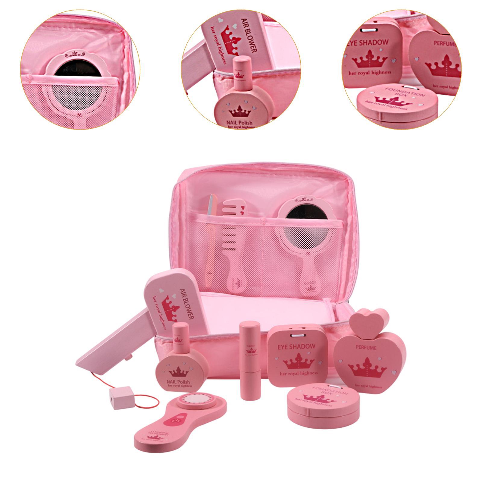 10개 세트 나무 화장놀이 세트, 보관 가방 포함, 소 - Beauty Makeup Kit For Girls 리뷰 및 가격