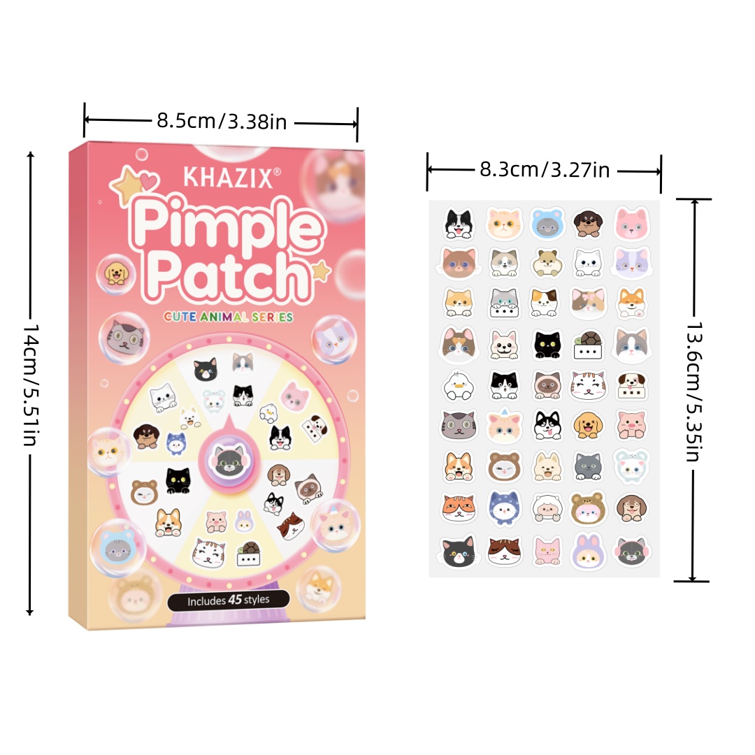 45개 만화 여드름 패치, 귀여운 고양이 모양의 얼굴  - Pressed Powder Foundation 리뷰 및 가격