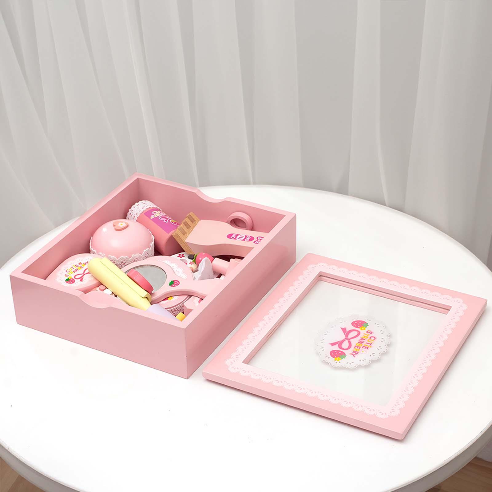 나무 화장품 장난감 세트 어린 소녀들을 위한 미세 운동 - Beauty Makeup Kit For Girls 리뷰 및 가격