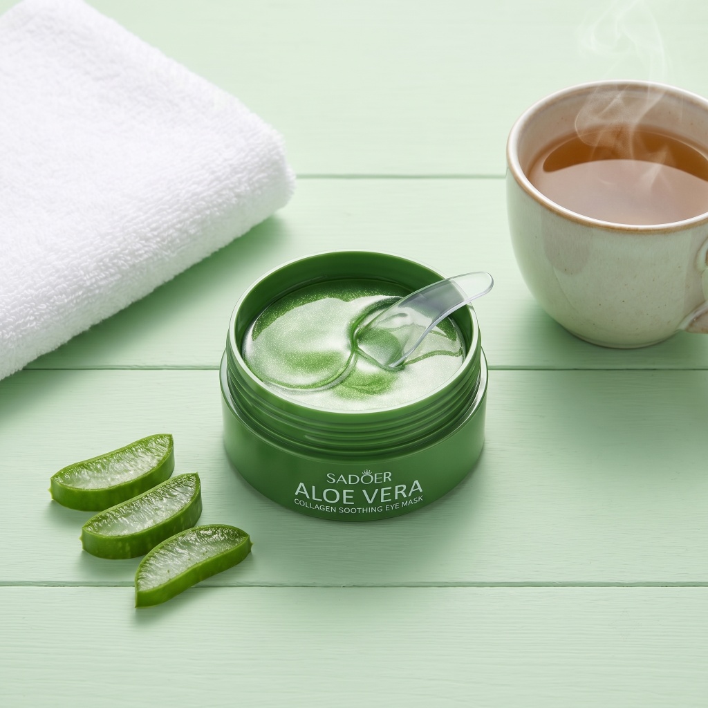 60pcs 알로에 베라 콜라겐 아이 마스크 안티 다크  - Collagen Eye Patch 리뷰 및 가격
