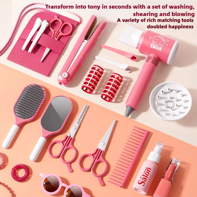 여아용 헤어 뷰티 살롱 세트, 시뮬레이션 헤어 드라이어 - Makeup Beauty Makeup Game 리뷰 및 가격
